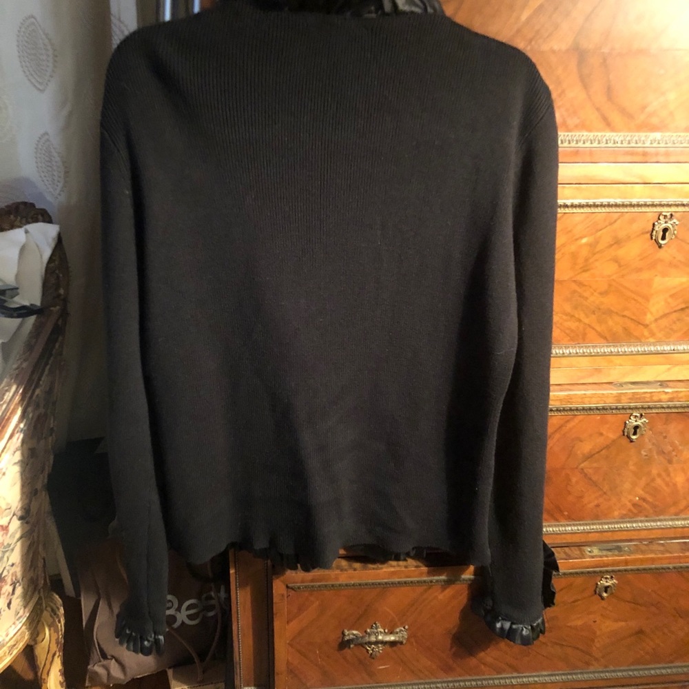 Escapade Leather Front Jacker Small - image 4